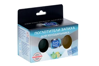 Поглотители запаха TOP House для холодильников лимон и лайм 2 шт