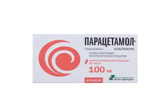 Парацетамол-Альтфарм суппозитории ректальные 100 мг 10 шт