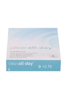 Линзы Clearlab Clear all-day контактные R 8,6 (диоптрия -2,75) 6 шт