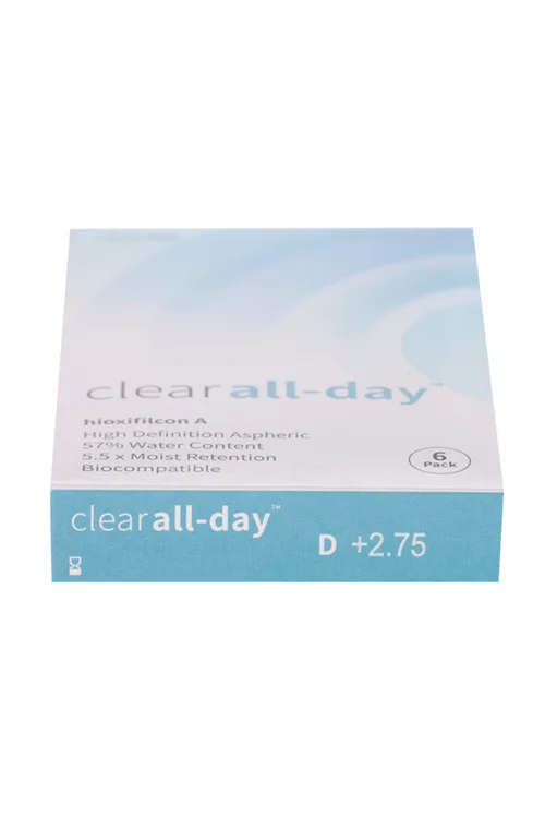 Линзы Clearlab Clear all-day контактные R 8,6 (диоптрия -2,75) 6 шт