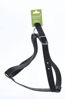 Шлейка кожаная Восьмерка большая для собак ширина 25 мм шея 42-56 см грудь 53-67 см