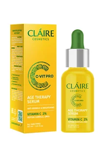 Сыворотка Claire Cosmetics Age therapy c-vit pro для лица 30 мл