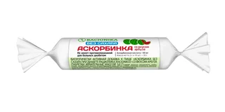 Аскорбинка Рационика 50 мг Арбуз без сахара при диабете, 3 г, 10 шт
