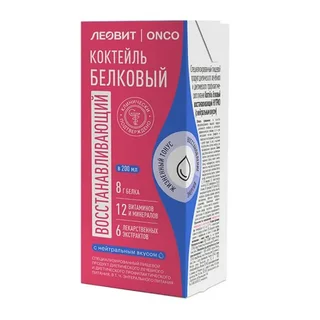 Леовит Онко Коктейль Белковый Восстанавливающий 200 мл Нейтральный