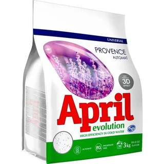 Порошок стиральный April Evolution Provenсe универсальный автомат 3 кг