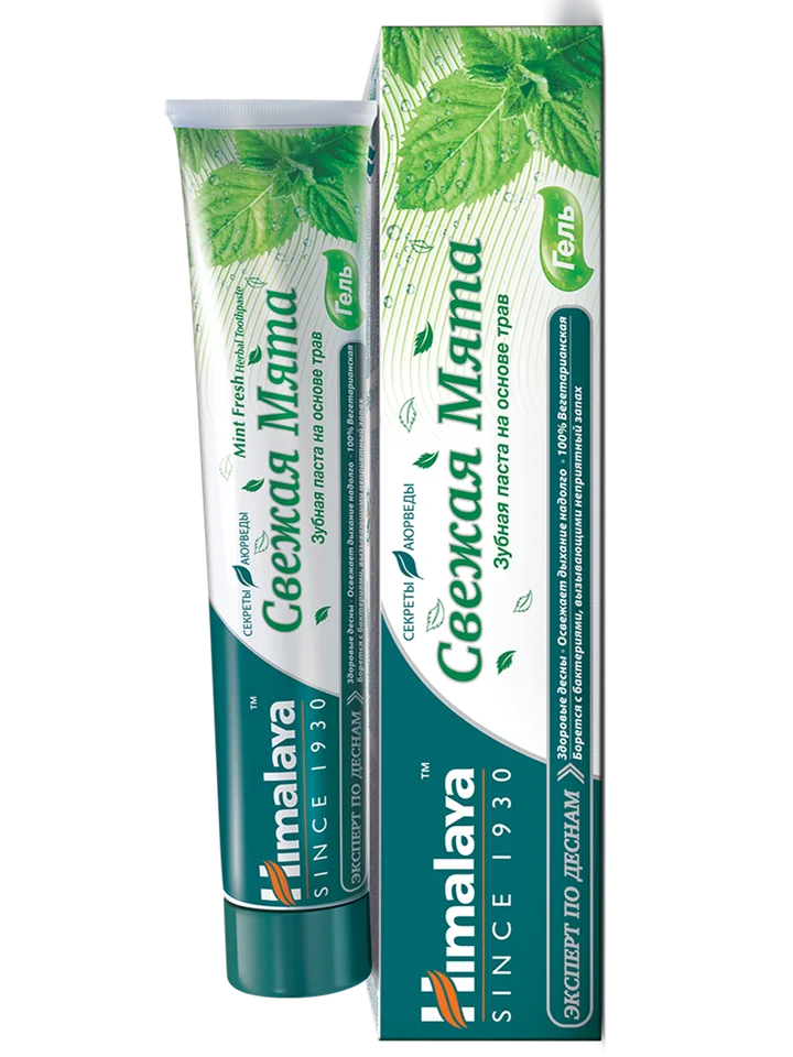 Зубная паста Mint Fresh «Освежающая мята» 75 мл Himalaya Herbals