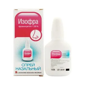 Изофра спрей 1.25 % 15 мл