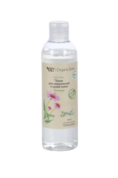 Тоник OrganicZone эхиноцея для нормальной / сухой кожи 250 мл