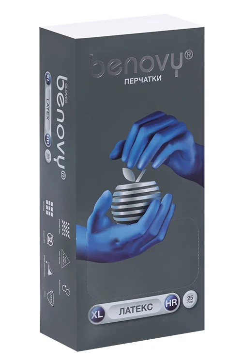 Benovy перчатки 25 шт