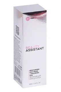 Крем Beauty Assistant MY Face Moisturising Face Cream+Hyaluronic Acid увлаж для лица 50 мл