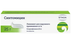Синтомицин Линимент Нижфарм 10 % 25 г