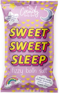 Соль для ванн Катрин шипучая двухцветная Candy bath bar Sweet Sweet Sleep 100 гр