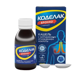 Коделак Бронхо С Чабрецом Сироп флакон 100 мл