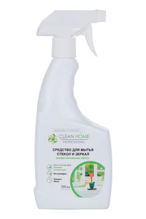 Средство Clean Home для мытья стекол / зеркал 500 мл