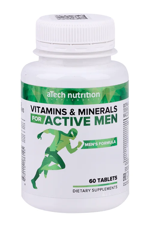 Витаминно-минеральный комплекс Men`s Formula aTech Nutrition, 1 380 мг, 60 шт, таблетки