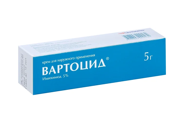 Вартоцид крем 5 % 5 г