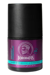 Дезодорант-антиперспирант Borodatos парфюмированный гваяковое дерево / бобы тонка 50 мл