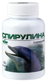 Спирулина Парафарм, 350 мг, 120 шт, таблетки