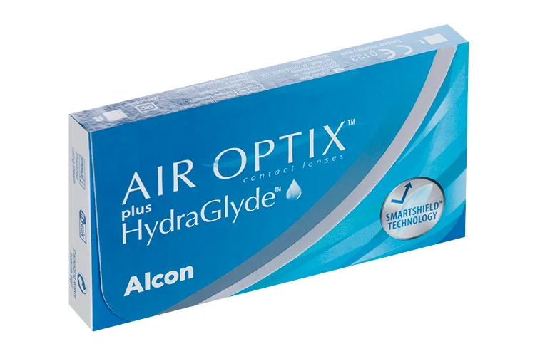 Контактные линзы Air Optix plus HydraGlyde (3) ежемесячные -4,25/14,20/8,6 3 шт