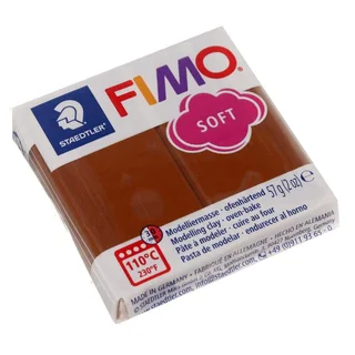 Пластика-полимерная глина Fimo soft 57 гр карамель