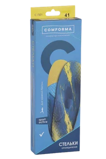 Стельки ComForma Sport Active C7201 ортопед спортивные вентилируемые р 41 пара