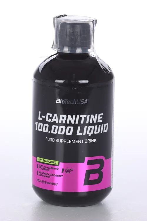 Л-карнитин BioTechUSA Liquid 100.000 яблоко, 500 мл