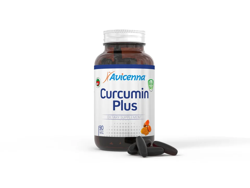 Avicenna Curcumin Plus куркумин с пиперином 1300 мг 90 капсул для суставов иммунитета и детокса
