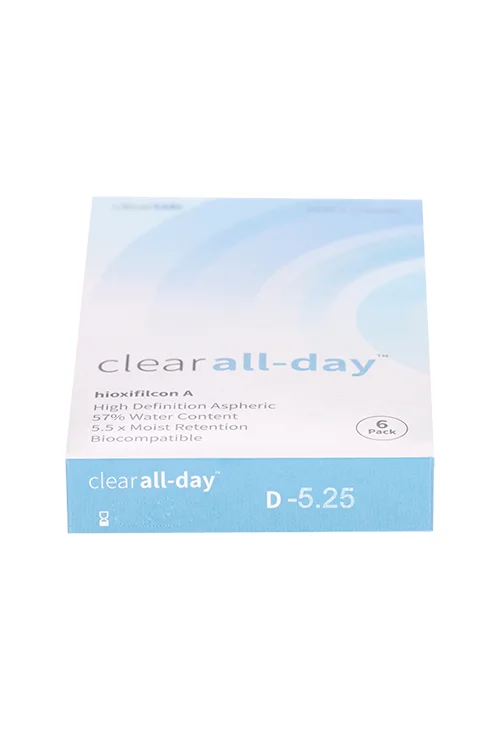 Линзы Clearlab Clear all-day контактные R 8,6 (диоптрия -5,25) 6 шт