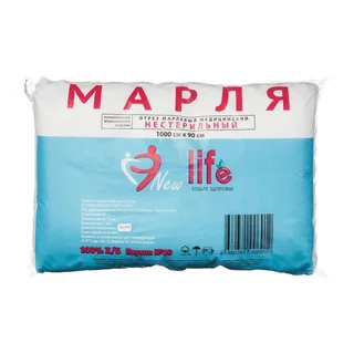 Лайф Марля Мед 90 см × 10 м 1 шт