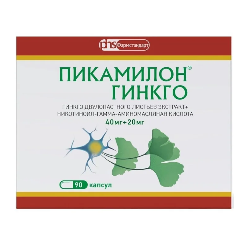 Пикамилон капсулы 40+20 мг 90 шт