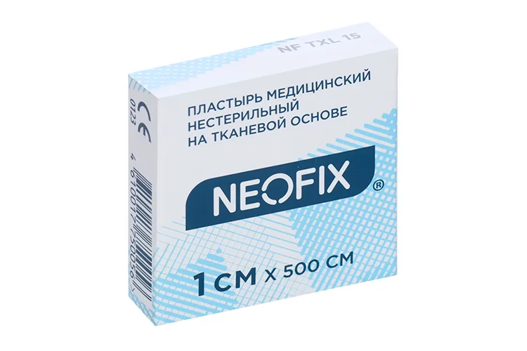 Пластырь Неофикс н/с на тканев основе бел цвета 1×500 см