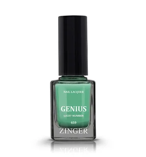 Лак Zinger Genius для ногтей бирюзовый 12 мл (659)