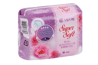 Прокладки Sayuri гигиенические Super Soft супер 9 шт