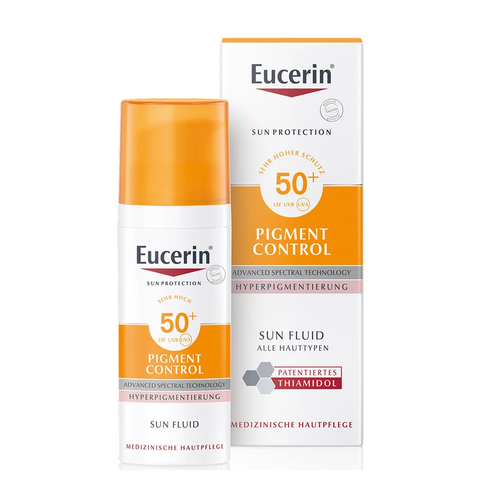 Эуцерин Сенситив Протект Флюид Против Пигментации Солнцезащитный Spf50+ 50 мл