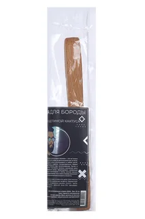 Щетка для бороды Grosheff овальная с ручкой и щетиной кактуса 40 гр
