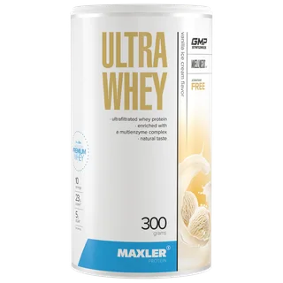 Протеин сывороточный Maxler Ultra Whey, 300 гр - ванильное мороженое
