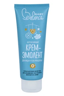 Крем-эмолент Baby Balance для лица и тела младенца 0+ интенсивный 75 мл