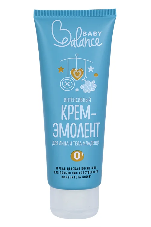 Крем-эмолент Baby Balance для лица и тела младенца 0+ интенсивный 75 мл