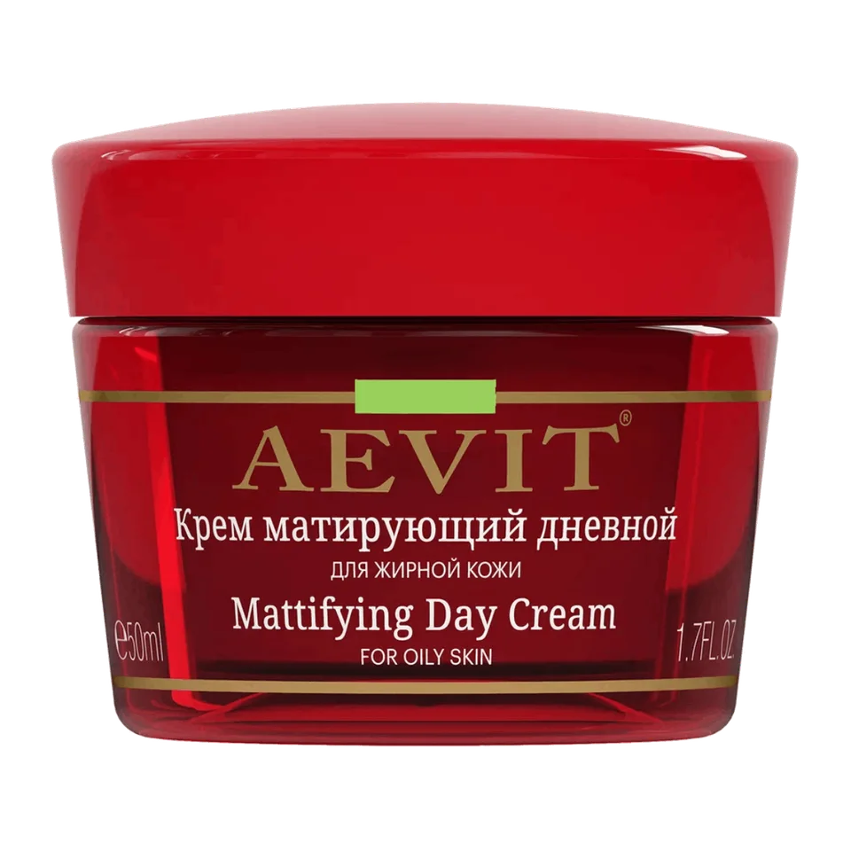 Крем Матирующий дневной для жирной кожи, Aevit, 50 мл, Librederm