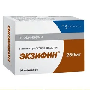 Экзифин 250 мг 16 шт таблетки