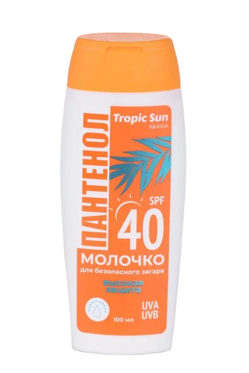 Молочко Krassa Пантенол для безопасного загара SPF40 100 мл (KTS41771)