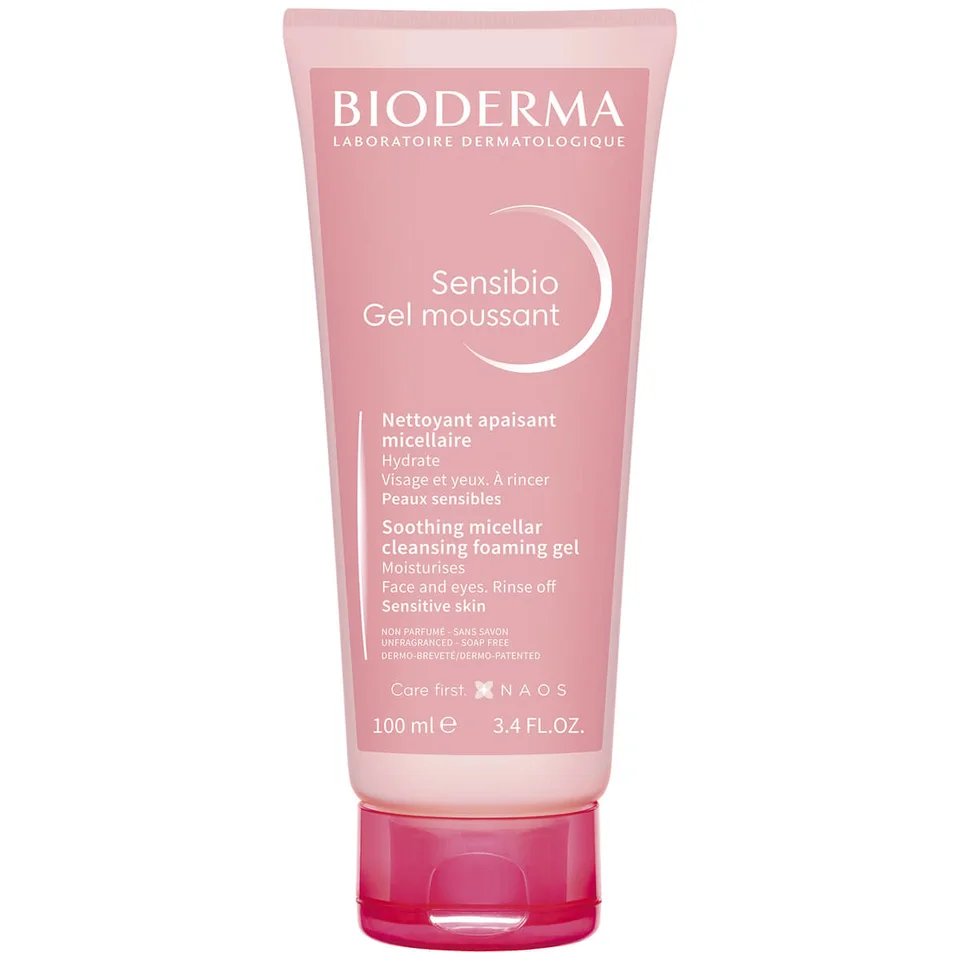 Очищающий мицеллярный гель Sensibio для умывания чувствительной кожи Bioderma 100 мл
