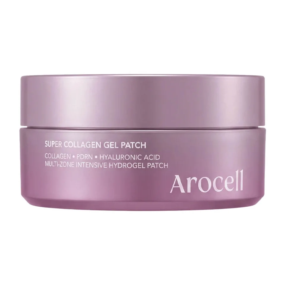 Коллагеновые гидрогелевые патчи c ПДРН и экзосомами Super Collagen Eye Gel Patch, 60 шт, Arocell
