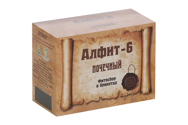 Алфит-6 Почечный утро / день 2 гр 60 шт