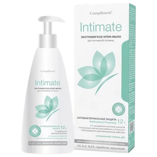 Крем-мыло экстрамягкое для интимной гигиены Intimate 250 мл Compliment