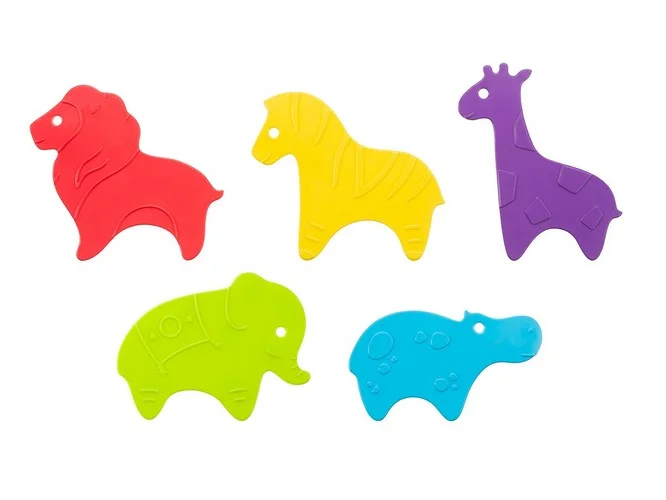 Набор Roxy Kids Safari мини-ковриков для ванны с присосками 5 шт