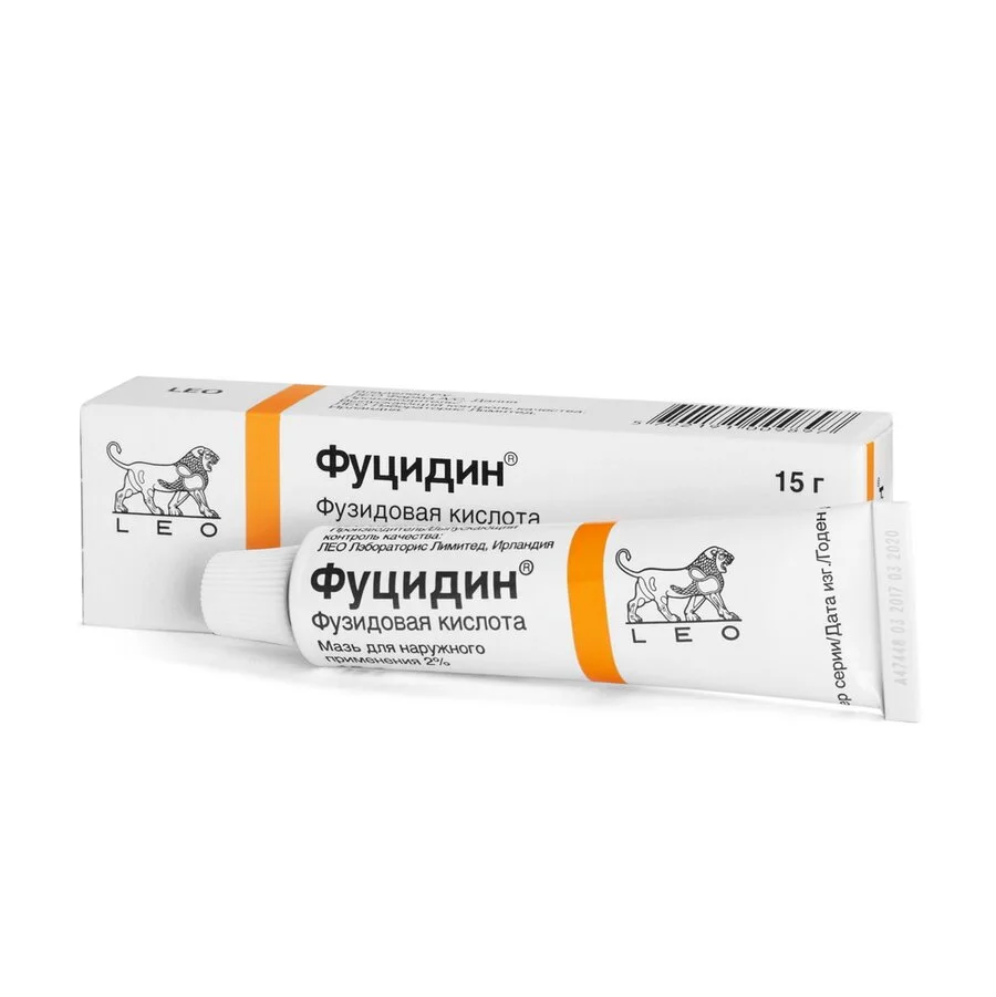 Фуцидин мазь 2 % 15 г
