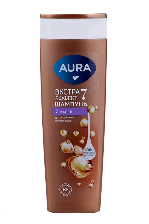 Шампунь Aura 7 масел для волос 380 мл