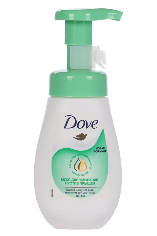 Мусс Dove для умывания против прыщей 160 мл