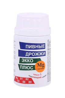 Пивные дрожжи Экко Плюс с магнием 100 шт таблетки